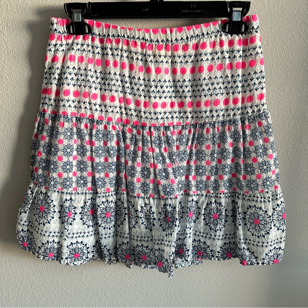 Old Navy ruffle skirt with underskirt 100% cotton XL made in India